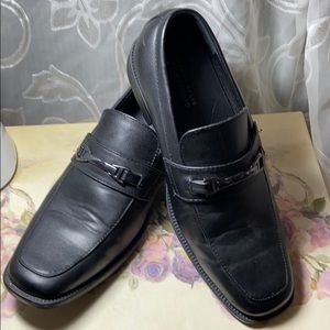 Perry Ellis Portfolio men’s 5 Black/Black buckle